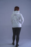 Whatever It Takes Keep Moving Forward White Lavender Hoodie