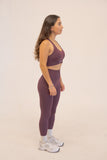 Testament Sports Bra Wine Purple