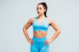 Ark Seamless Sports Bra-Sky Blue