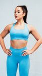 Ark Seamless Sports Bra-Sky Blue