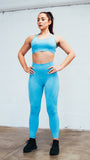 Ark Seamless Sports Bra-Sky Blue