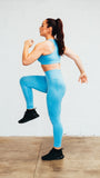 Ark Seamless Leggings-Sky Blue